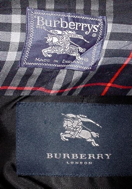 burberry made in london tag|burberry label authentic.